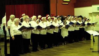 Canvey Community Choir Performing At The Phoenix Club Christmas Dinner 2011 [upl. by Twelve]