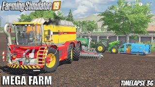 Inserting Digestate in my fields with Vredo VT  MEGA FARM Challenge  FS 19  Episode 36 [upl. by Gine504]