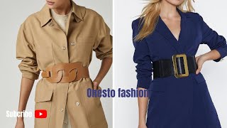 Best Wide Waist Belt Outfits ideas For WomenLadies 2023 [upl. by Elicec]