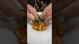 La pasta alla boscaiola con funghi porcini e salsiccia  CHE GODEREEE🤤🤤🤤 pasta food eat [upl. by Hannaj782]