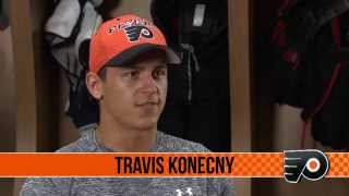 Prospects 1 on 1 Travis Konecny [upl. by Gale199]