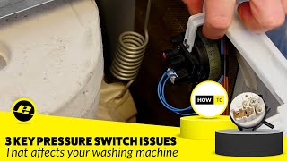 Fixing Washing Machine Pressure Switch Problems [upl. by Yrahca]