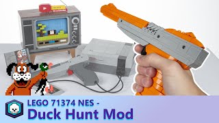 LEGO 71374 NES mod Custom Zappers amp Duck Hunt TV screen [upl. by Milore943]