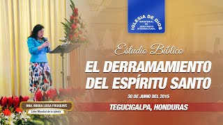 Enseñanza El derramamiento del Espíritu Santo  Hna María Luisa Piraquive [upl. by Ethe57]