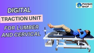 Digital Lumbar amp Cervical Traction Unit  Lumbar Decompression Unit [upl. by Zetana42]