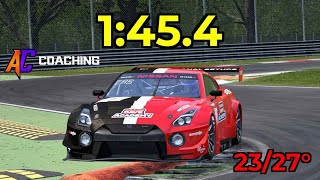 ACC HOTLAP WR Nissan Monza  1454  Assetto Corsa Competizione 1102 [upl. by Adalheid]