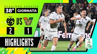 Spezia vs Venezia 21  Lo Spezia vince in rimonta ed è salvo  HIGHLIGHTS SERIE BKT 2023  2024 [upl. by Akirahc]