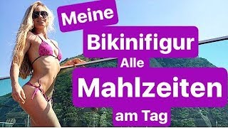 BIKINIFIGUR Ernährung  Mahlzeiten für den GANZEN Tag  tracken [upl. by Aeirdna]