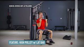 Marcy 150lb Stack Weight All in One Home Gym MWM 8178 [upl. by Nylarad]