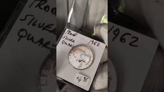 Proof silver quarter 1962 [upl. by Suzanne]