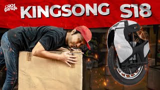 Unboxing KINGSONG S18 EUC Sangar Yang Mirip Ducati [upl. by Jacinta]