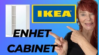 Transform a Bathroom with an ENHET Ikea Cabinet Efficient Storage and Stylish Makeup Station [upl. by Drisko]