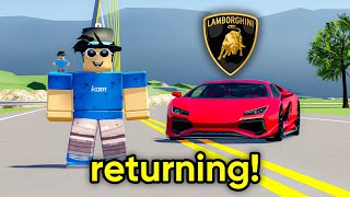 DRIVING EMPIRE LICENSED LAMBORGHINIS SOON [upl. by Etnaed]