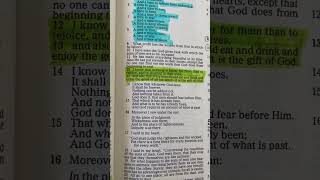 Ecclesiastes 3123  Daily Scripture 2024  bible biblereading shorts [upl. by Lohse]