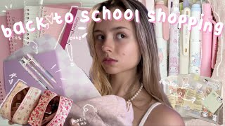 ⋆𐙚₊˚BACK TO SCHOOL SHOPPING  HAUL 🎀  prep for school  cute stationary ✏️  that girl  ⋆౨ৎ˚⟡˖ ࣪ [upl. by Beesley]