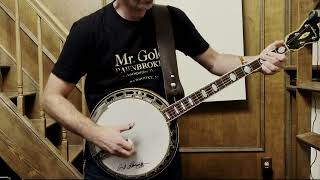 Top Tension Banjo  Burlile Ring 1929 Gibson Rim Sullivan Neck [upl. by Pansie]