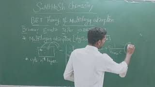 BET adsorption isotherm in tamil  BET multilayer adsorption isotherm in tamil  SANTHOSHCHEMISTRY [upl. by Nosyk]