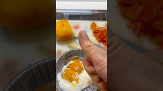 柔らかい柿は凍らして皮を剥くとヨーグルトに合う Freezing softened persimmons become easier to peel and go well with yogurt [upl. by Fotinas]