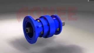 Planetry Gearbox Bevel Planetary Gearbox Foot Mounted  Flange Mounted Geared Motor [upl. by Jacobsen]