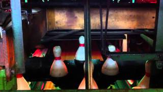 Duckpin Bowling Pin Setter Detail 2 [upl. by Bowman925]