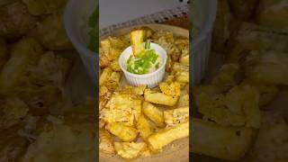 Batata Rústica com Queijo Parmesão batata queijo airfryer receita crocante viralshorts [upl. by Ydieh]