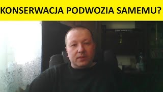 Jak zrobić samemu konserwację podwozia Konserwacja podwozia samemu koszty jakie preparaty [upl. by Breen948]