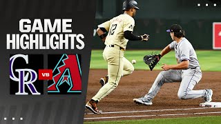 Rockies vs Dbacks Game Highlights 81324  MLB Highlights [upl. by Aniraad]