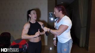 Super Ripped Jodi Boam Interview with Katie Lee of HDPhysiques [upl. by Nosyt512]