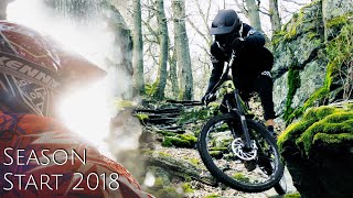 Season Start 2018  Taunus Trails Downhill Feldberg Bikepark Wernertanne  Mtb Rider [upl. by Anhoj]