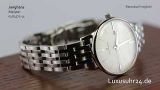 Junghans Meister 047437244 Luxusuhr24 Ratenkauf ab 20 EuroMonat [upl. by Huesman]