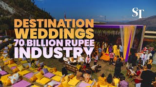 What goes into a destination wedding in India [upl. by Nrubua]