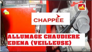 Comment allumer une veilleuse sur une chaudière Chappee Edena [upl. by Sol]