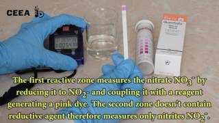 WATER QUALITY TESTING USING NITRATE NITRITE TEST STRIPS [upl. by Therron]