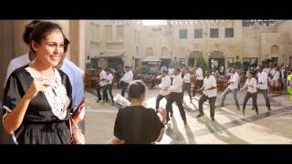 Flash Mob Proposal in Dubai Rahul Priya [upl. by Noivaz711]