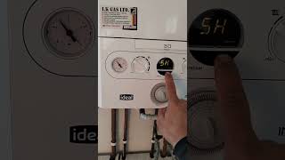 How to put Ideal instinct combi boiler in service mode [upl. by Olivette619]