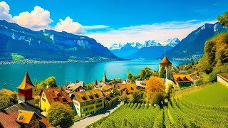 Beautiful Switzerland🇨🇭fantastic French Swiss 😎 Lake Neuchâtel  Creux du Van ☀️ ⛰️ 🫶 [upl. by Aiket]