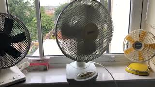 The 1990s Goldair 12” desk fan after a full clean and a small service [upl. by Otsuaf]