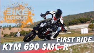 2019 KTM 690 SMC R First Ride Review [upl. by Eradis]