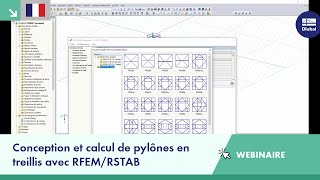 Webinaire Conception et calcul de pylônes en treillis avec RFEMRSTAB [upl. by Imena]