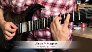 BKP Tutorial Ceramic vs Alnico V bridge option for Black Hawk Humbucker [upl. by Onitnerolf]