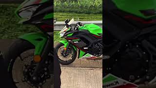 Kawasaki Ninja 650  Ninja ride on highway  Beautiful Green Kawasaki Ninja krt edition [upl. by Liu]