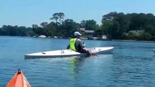 Remounting a Surf Ski with Wesley Echols of Stellar Surfskis and SurfskiRacingcom [upl. by Nicolis]