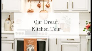 Our Refinished Dream Kitchen Tour [upl. by Eupheemia]