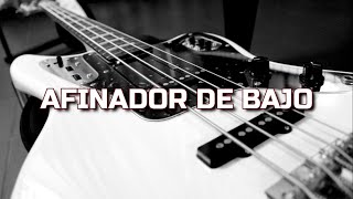 AFINADOR DE BAJO CUATRO CUERDAS  BASS TUNER FOUR STRINGS [upl. by Oriane]