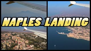 Naples Landing  Landing at Naples International Airport  Italy 4k [upl. by Glen]