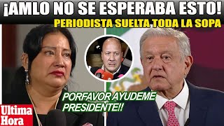 ME QUIEREN M7R PRESIDENTE Reportera le grita a AMLO con lágrimas [upl. by Velleman]