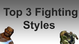 My Top 3 Fighting Style Combinations in DJFFNY [upl. by Anirrak]