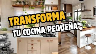 Tendencias en Diseño de Interiores 2025 ✨ Cocina Pequeña TRANSFORMALA con Estilo y Funcionalidad 🏠 [upl. by Notsob580]