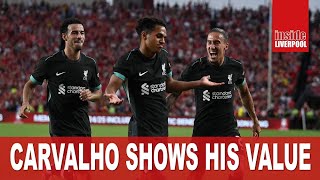 FABIO CARVALHO SHOWS HIS VALUE WHEN LIVERPOOL BEAT MAN UNITED 30 [upl. by Nacnud]