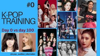 day 0  how to become a kpop idol  kpop training [upl. by Esinet]